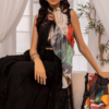 Adans Libas Chiffon Desgin-07/A OBSIDIAN