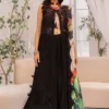 Adans Libas Chiffon Desgin-07/A OBSIDIAN