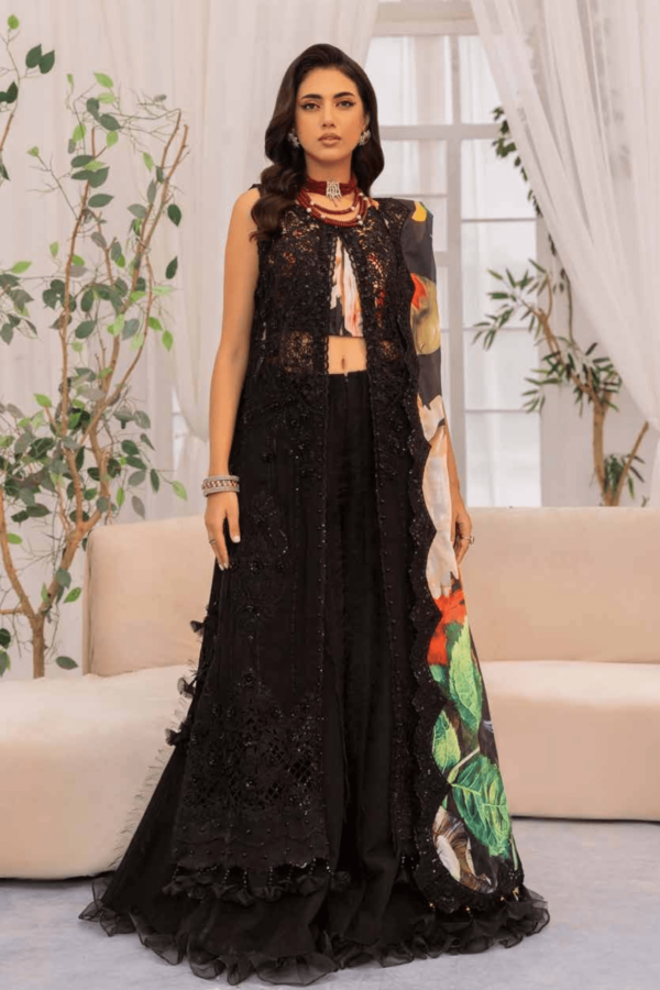 Adans Libas Chiffon Desgin-07/A OBSIDIAN